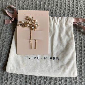 Zoe Hair Pin - Olive & Piper